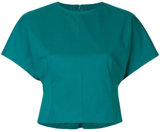 short-sleeve cropped top