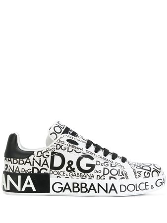 Zapatillas Con Logo Estampado Dolce & Gabbana Disponibles En Tallas 37,5 - 38. Envío Express ✈ Devolución Gratuita ✓
