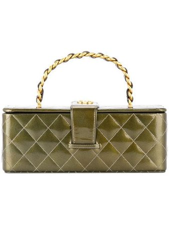 Chanel Pre-Owned Quilted CC Vanity Handbag - Farfetch