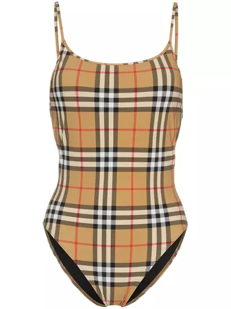 Burberry vintage check swimsuit £280 - Shop Online - Fast Global Shipping, Price