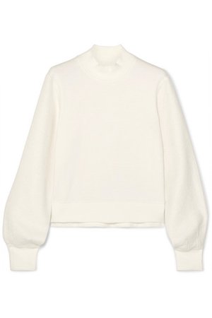 rag & bone | Sherie verkürztes Sweatshirt aus Baumwoll-Jersey mit Frotteebesatz | NET-A-PORTER.COM