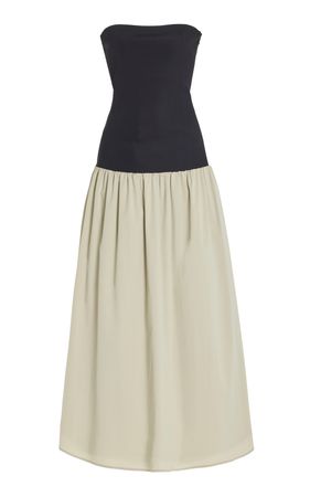 Amyra Strapless Cotton-Blend Maxi Dress By Anna Quan | Moda Operandi