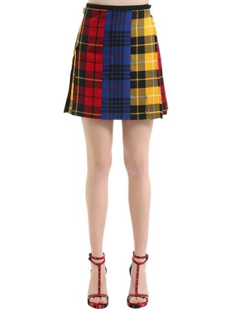 yellow red plaid skirt - Google Search