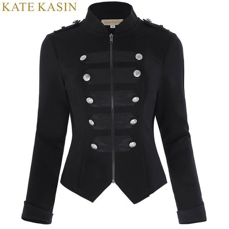 Kate-Kasin-Military-Jacket-Women-Black-Long-Sleeve-Button-Decorated-Zipper-Vintage-Gothic-Victorian-Coats-Corset.jpg_640x640.jpg (640×640)