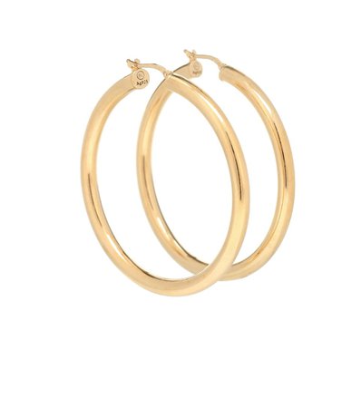 BOTTEGA VENETA 18kt gold-plated hoop earrings