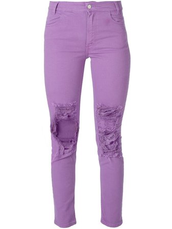 ripped purple jeans - Google Search