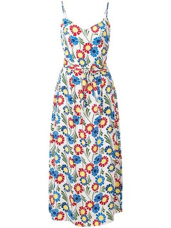 HVN floral day dress £755 - Shop Online SS19. Same Day Delivery in London