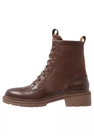 G-Star CORE BOOT WMN - Lace-up boots - dark brown - Zalando.co.uk