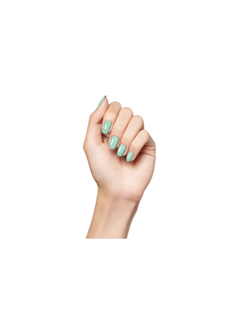 mint green manicure