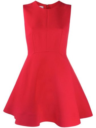 Valentino flared mini dress red UB0VATT51CF - Farfetch