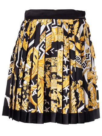 Versace Pleated Mini Skirt