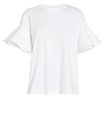 Victoria, Victoria Beckham | Flute Sleeve T-Shirt | INTERMIX®
