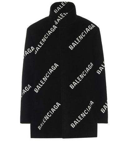 Logo Wool And Cashmere Coat - Balenciaga | Mytheresa