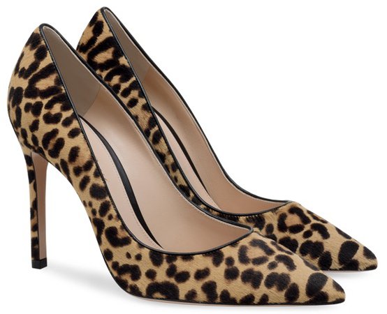 GIANVITO ROSSI Leopard Heels