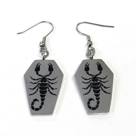 Scorpion Earrings - Death Stalker - Mysticum Luna Gothic Jewellery