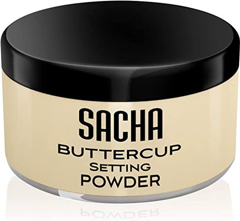 Sacha Buttercup LIGHT Setting Powder. Flash Friendly Translucent Loose Powder, Blurs Fine Lines, Pores & Wrinkles. Controls Oil and Shine. Use to Set any Foundation. For Light Skin Tones, 1.25 oz: Amazon.co.uk: Beauty