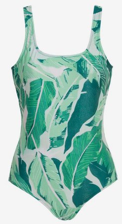 tropical one piece swimsuit