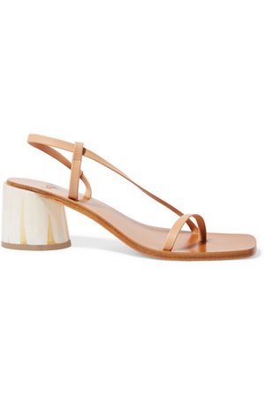 LOQ | Isla leather sandals | NET-A-PORTER.COM