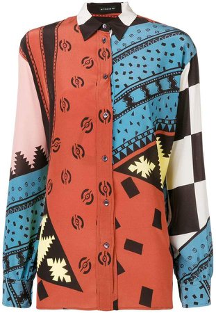 all-over printed classic shirt