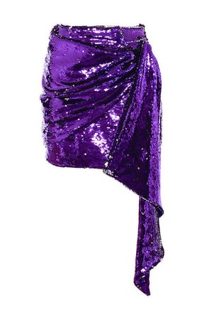 purple sparkling skirt