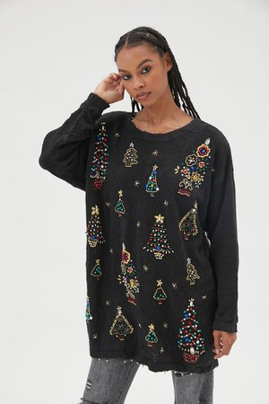 Urban Renewal Vintage Holiday Sweater | Urban Outfitters