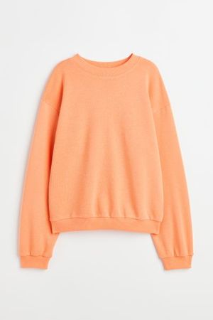 Sweatshirt - Light orange - Kids | H&M US