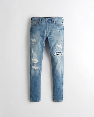 Guys Advanced Stretch Super Skinny Jeans | Guys Bottoms | HollisterCo.com
