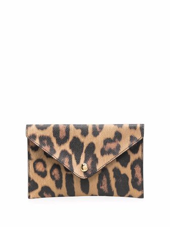 Etro Pebbled leopard-print Clutch Bag - Farfetch