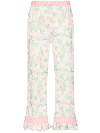 Helmstedt Strawberry Print Pajama Trousers - Farfetch