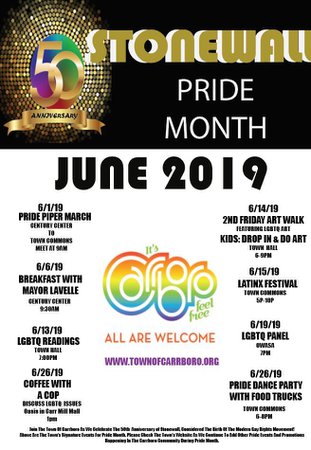 Carrboro Pride Month 2019 | Carrboro, NC - Official Website