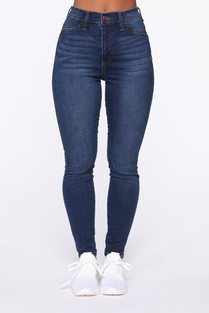 Best Of Me High Rise Skinny Jeans - Dark Denim – Fashion Nova