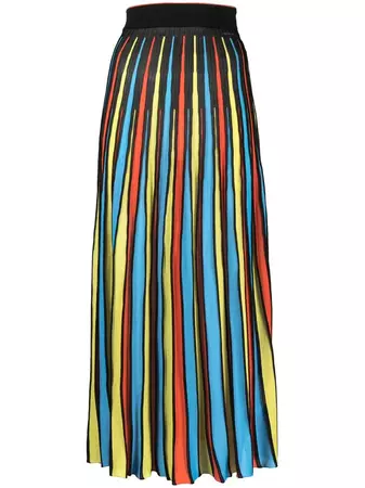 MSGM high-waisted Pleated Maxi Skirt - Farfetch