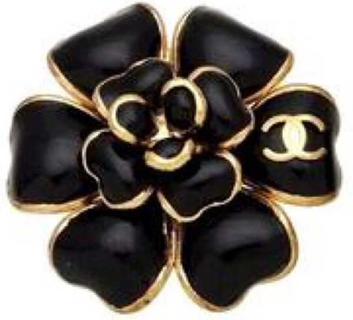 CHANEL VINTAGE  Camellia Flower Earrings