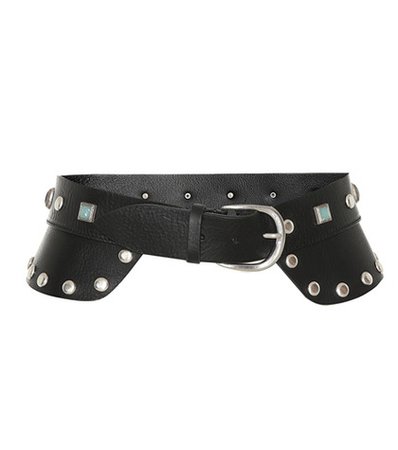 Tricy embellished leather belt