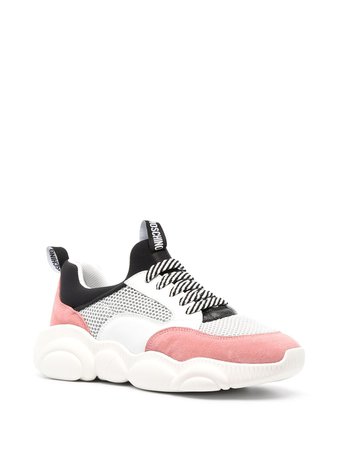 Moschino Panelled Teddy Sneakers - Farfetch