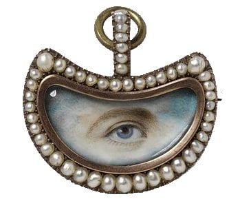Lover’s Eye Miniature | Antique Jewelry University