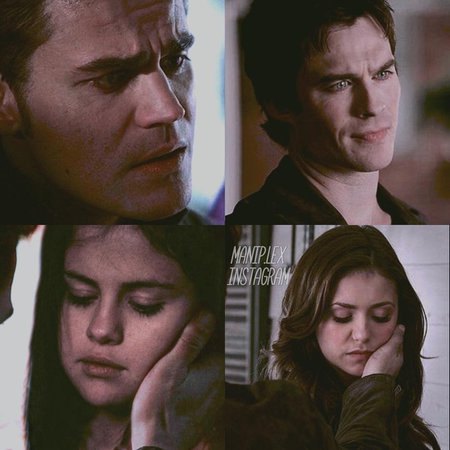 What If Selena Lived In Mystic Falls? ;; Scarlet/Stefan, Damon/Elena