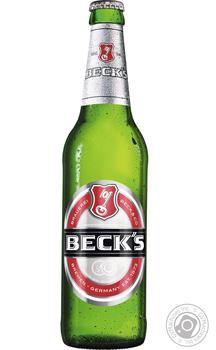 Beck`s Beer 0,5l glass → Drinks → Alcohol and energy drinks → Beer → Lager beer → NOVUS Online Store - Buy Beck`s Beer 0,5l glass, Delivery