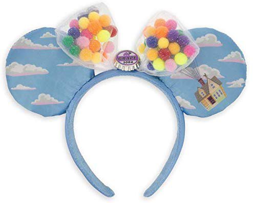 Amazon.com: Disney Parks Up Mickey Minnie Mouse Ears Headband Balloons House Grape Soda: Everything Else