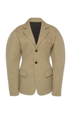 Puffed-Sleeve Wool Blazer By Bottega Veneta | Moda Operandi
