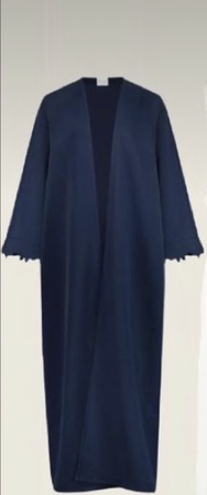 blue abaya