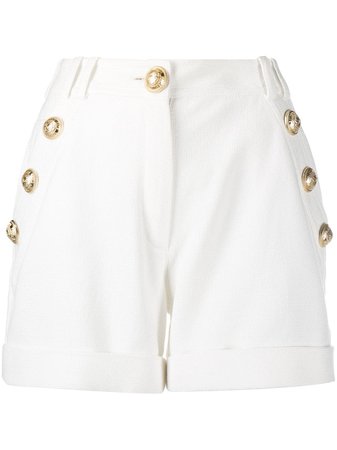 Balmain Embossed Buttons Shorts - Farfetch