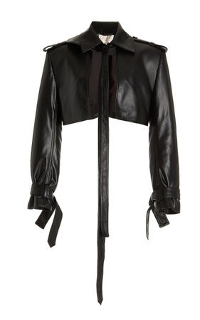 Cropped Eco-Leather Jacket By Matériel | Moda Operandi
