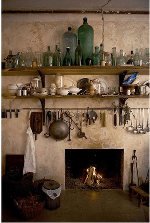 kitchen witch aesthetic cottagecore background