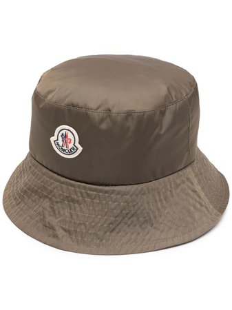 Moncler logo-patch Bucket Hat - Farfetch