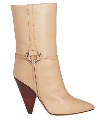 Isabel Marant Lunder Leather Ankle Boots | INTERMIX®