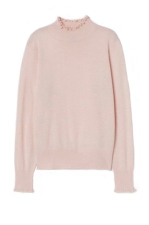h&m pink sweater