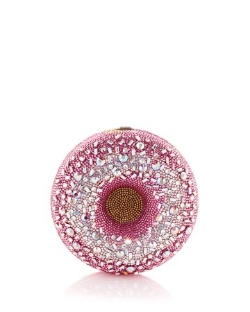 Judith Leiber Couture Strawberry Sprinkle Donut Clutch Bag | Neiman Marcus