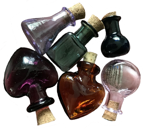 mini potion bottles