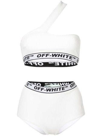 Off-White logo bikini set